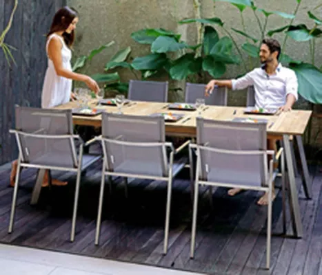 Bild: Nachhaltiger Trend: Produktserie greenline by ZEBRA aus recyceltem Teak