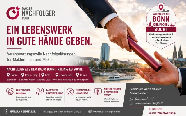 Bild: Maklerbestand verkaufen im Raum Bonn / Rhein-Sieg 