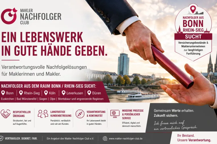 Bild: Maklerbestand verkaufen im Raum Bonn / Rhein-Sieg 