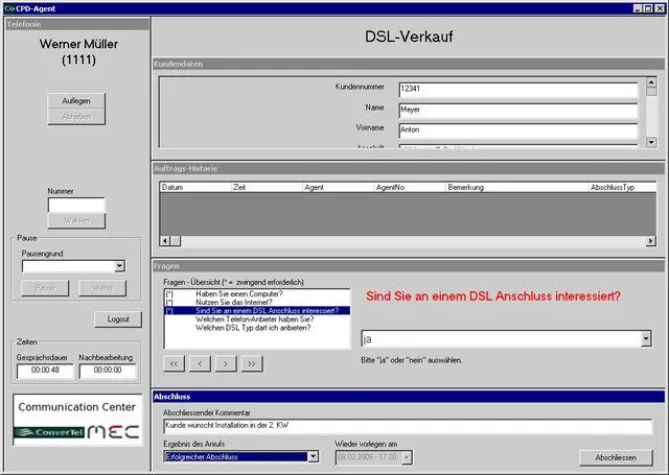 Hochflexibles Outbound – Der ConverTel Predictive Dialer Bild: Hochflexibles Outbound – Der ConverTel Predictive Dialer
