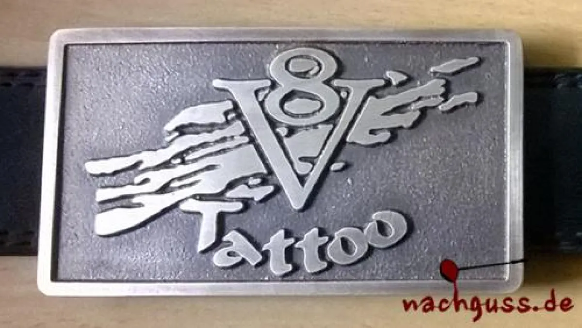 nachguss.de - Individuell angefertigte Gürtelschnalle (Buckle) aus massivem Messing