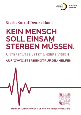 Bild: Notruf für Sterbende Menschen: In Hamburg wird ein SterbeNotruf für Betroffene und Zugehörige gegründet.