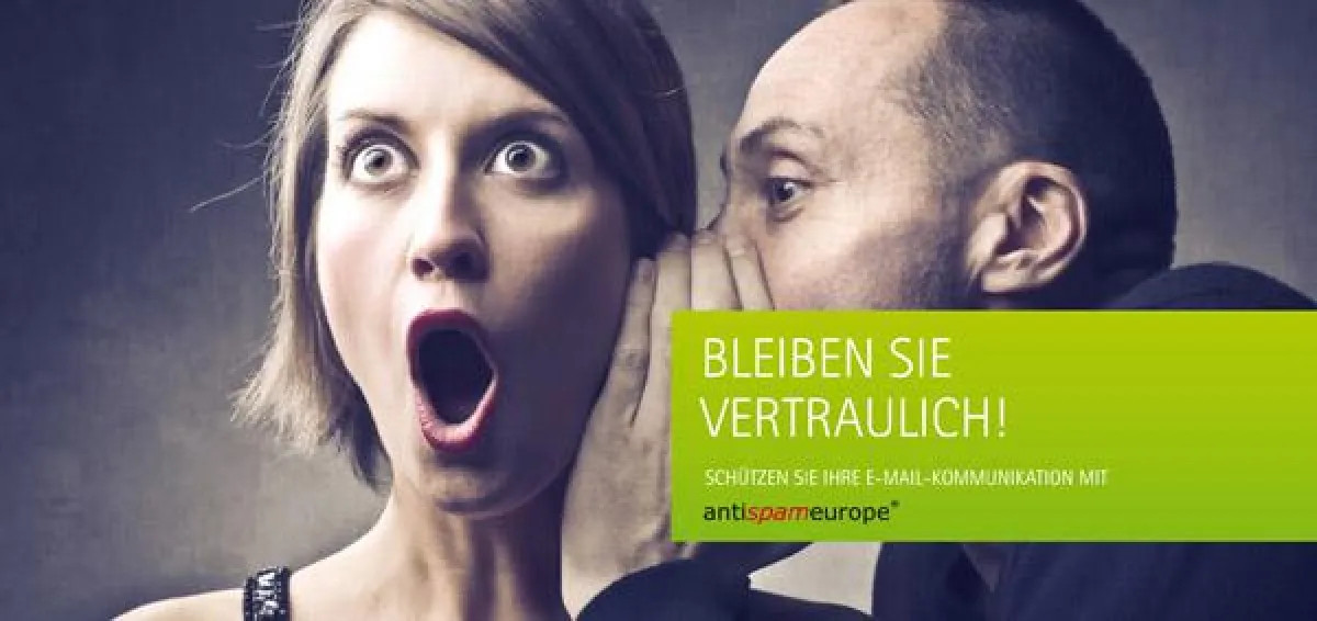 Bleiben Sie vertraulich