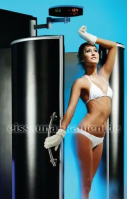 Bild: Die Kryosauna (Eissauna, Kältesauna) mit -160°, Wunderwaffe der Stars nicht nur fürs Abnehmen in Hannover