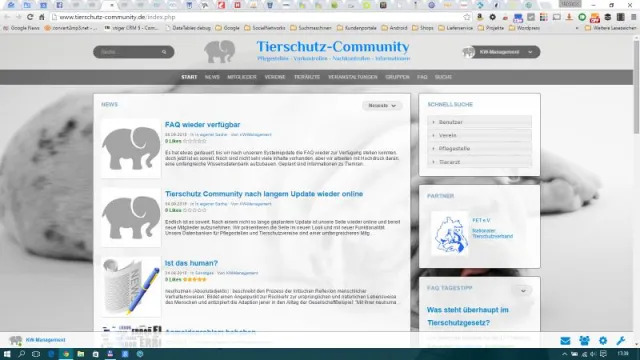 Bild: Tierschutz-Community.de mit neuen Funktionen