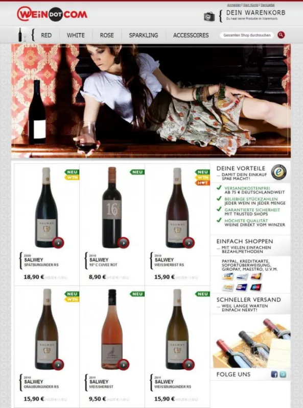 WEiNDOTCOM Weinversand Salwey Premium Weine