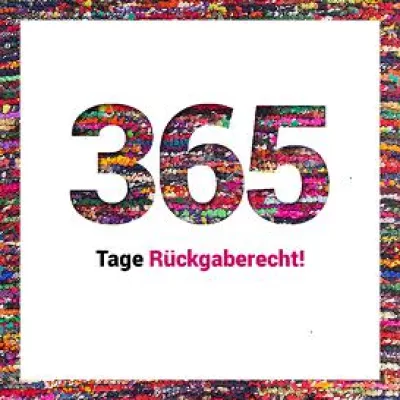 Bild: 365 Tage Rückgaberecht