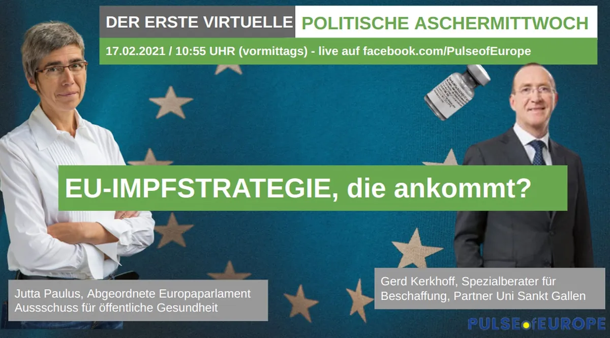 Erster virtueller Politischer Aschermittwoch: Gerd Kerkhoff - Ursula von der Leyen