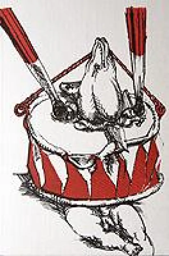 Illustration von Heinrich Richter zu Günter Grass´ Blechtrommel