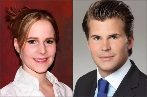 Bild: Zwillinge Alicia und Mark Aengevelt (26) erwerben „Master of Science in Real Estate“