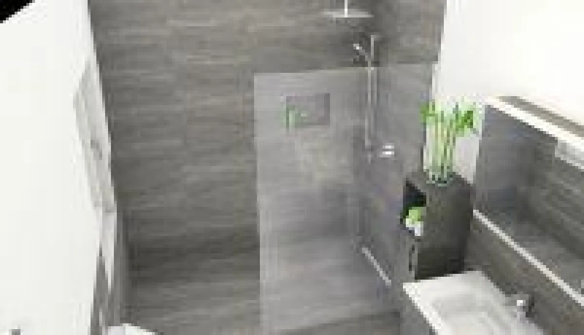 Moderne, geradlinige Formen, dezente Farben und bariierefreie Duschen liegen im Trend.