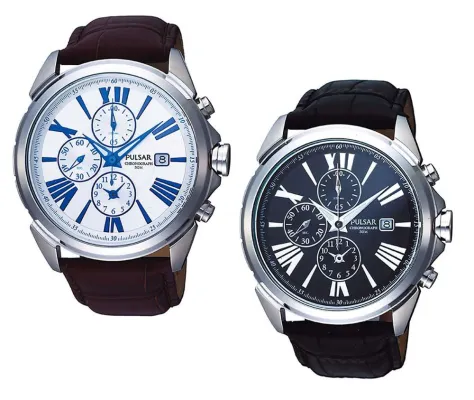 Bild: Pulsar Herren-Chronographen – originelle Formsprache