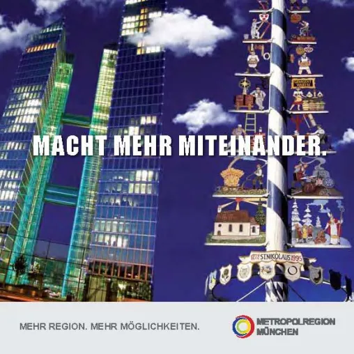 Die Metropolregion München entdecken Bild: Die Metropolregion München entdecken