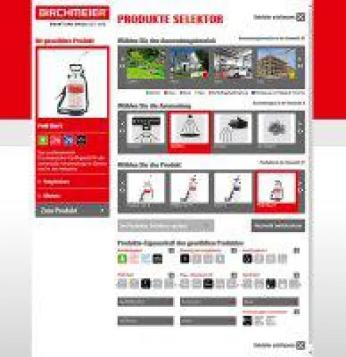 Bild: Birchmeier-Website mit neuen Funktionen