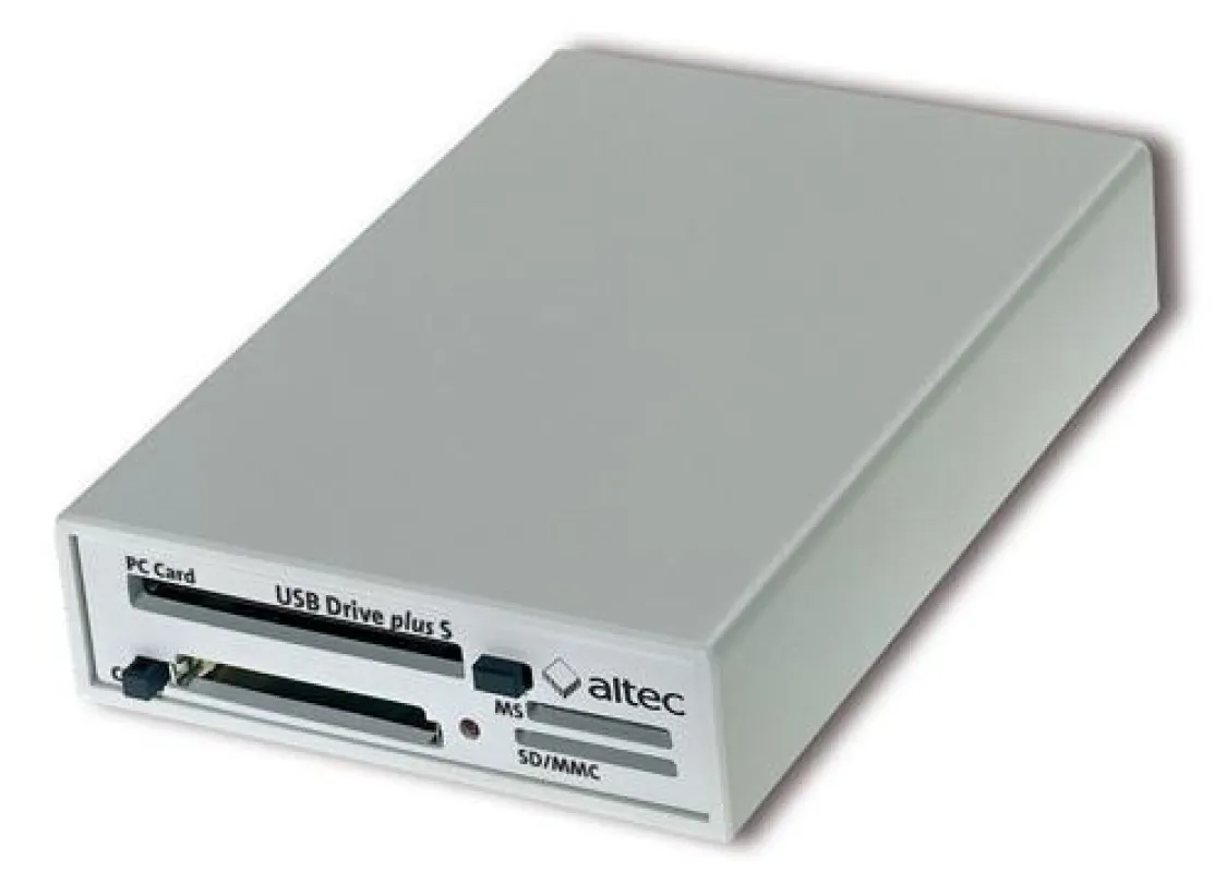 USB-Adapterbox für PCMCIA-Speicherkarten