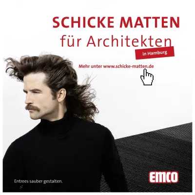 Schicke Matten für Architekten – emco fällt mit witziger Kampagne auf Bild: Schicke Matten für Architekten – emco fällt mit witziger Kampagne auf