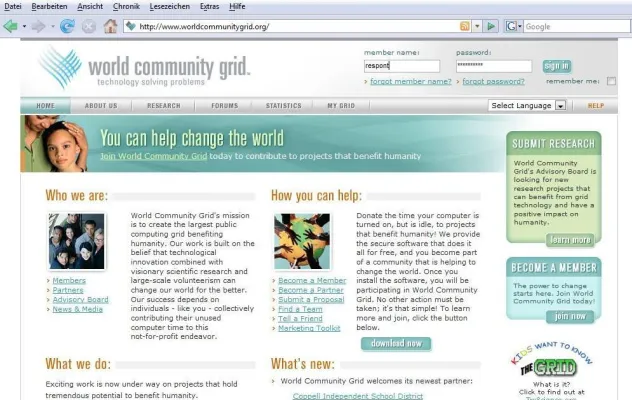 Bild: respont Agentur für Finanzkommunikation engagiert sich am World Community Grid und spendet IT-Infrastruktur