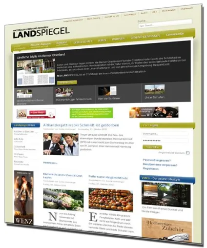 LANDSPIEGEL.de - natürlich leben und genießen - Das Online-Portal zum Print-Magazin Bild: LANDSPIEGEL.de - natürlich leben und genießen - Das Online-Portal zum Print-Magazin