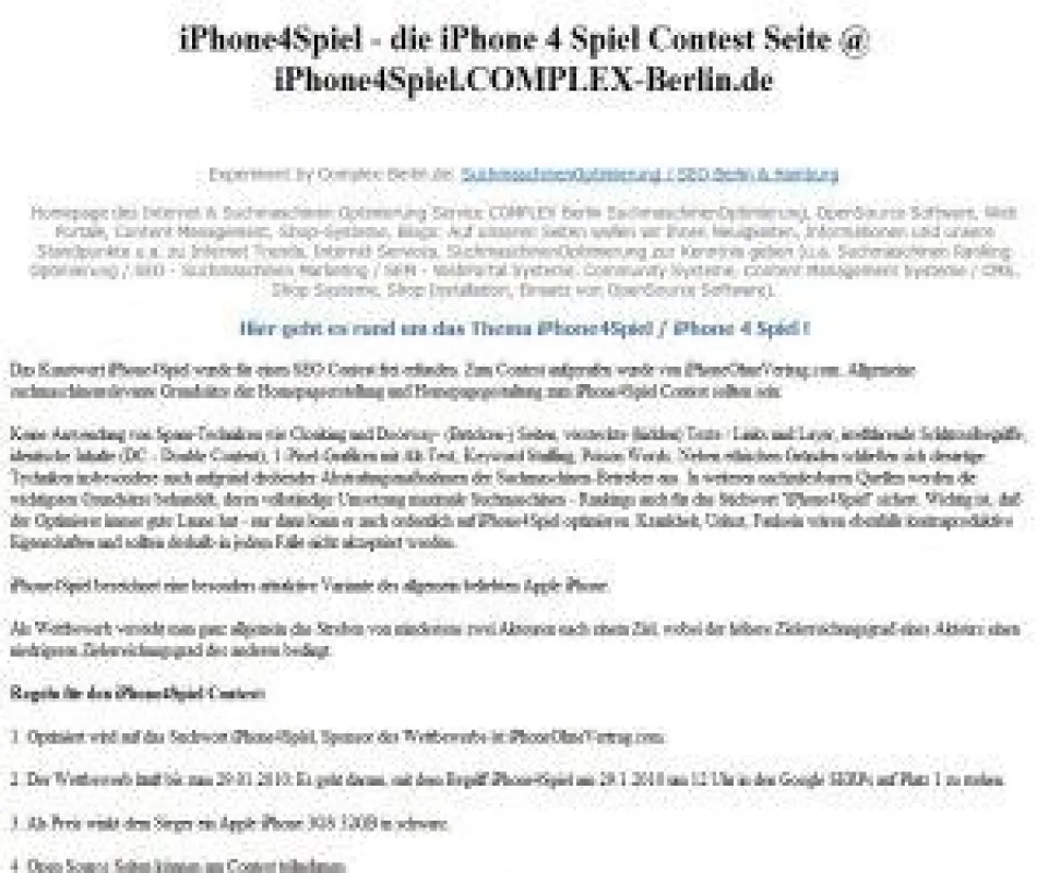 iphone4spiel Seite Screenshot