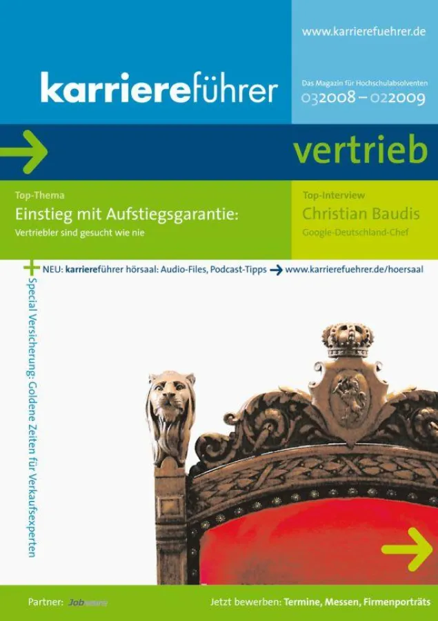 Das Cover zum karriereführer vertrieb
