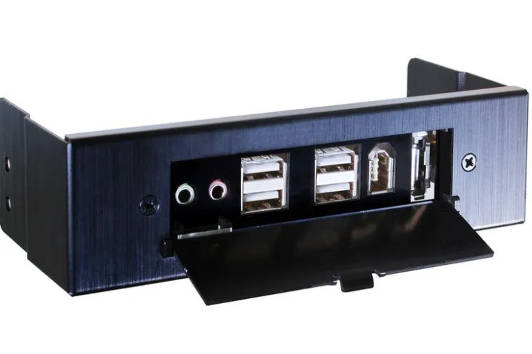 Bild: Lian Li bringt die neuartige BZ-U02 Multimedia I/O-Portblende auf den Markt
