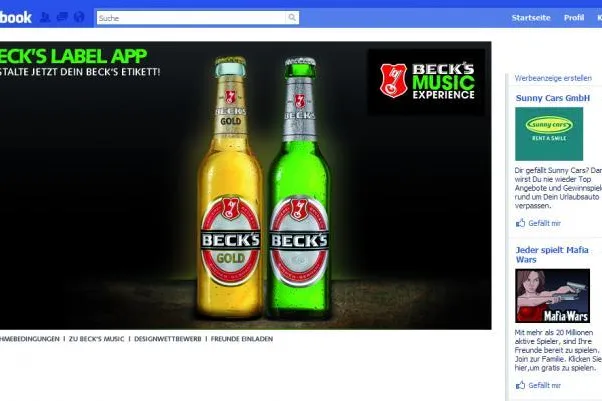 Bild: coma AG setzt Beck’s Music Label Designwettbewerb online um