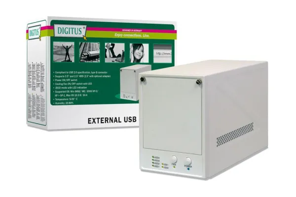 Bild: DIGITUS® - Speicher aufrüsten mit vorhandenen Festplatten