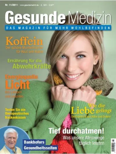 Tief durchatmen. Die Lunge als Schwerpunkt-Thema in der November-Ausgabe von Gesunde Medizin Bild: Tief durchatmen. Die Lunge als Schwerpunkt-Thema in der November-Ausgabe von Gesunde Medizin