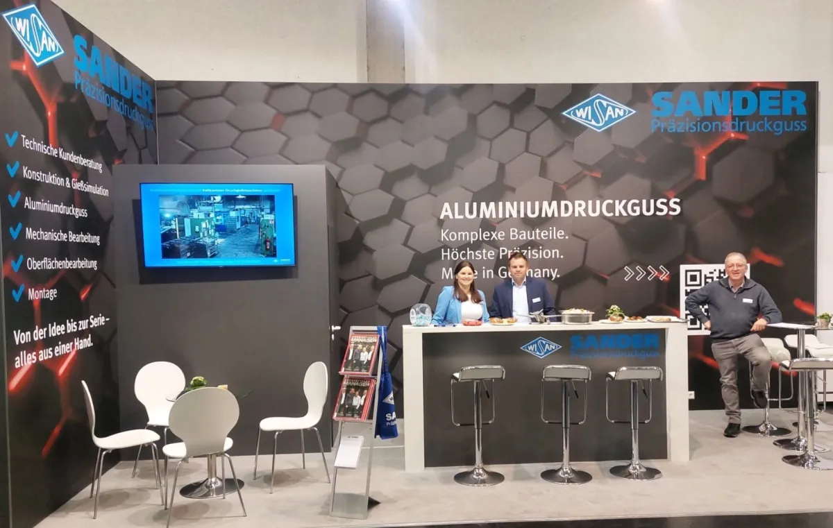 Messestand Sander GmbH - Euroguss 2026