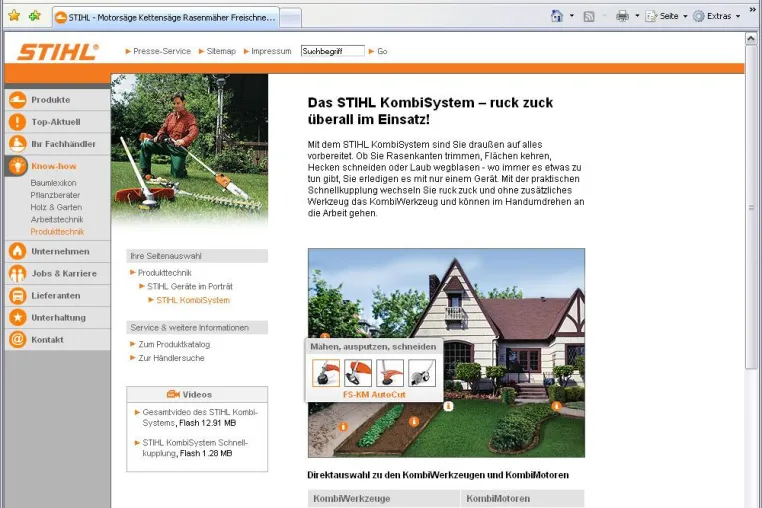 Bild: Das STIHL KombiSystem – Flexibilität neu definiert!