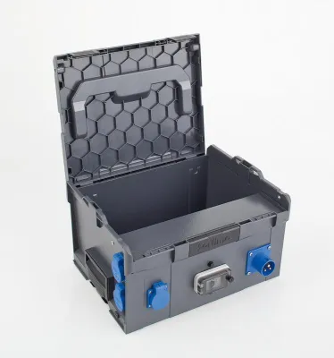 Sortimo L-BOXXen jetzt auch „unter Strom“ Bild: Sortimo L-BOXXen jetzt auch „unter Strom“