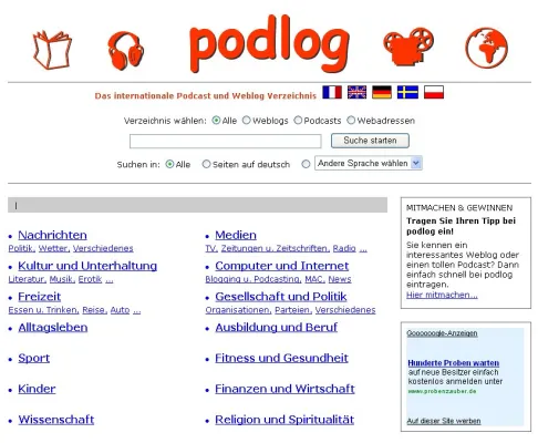 Bild: Die CONCON Content Consulting GmbH ist mit neuem Portal für Weblogs und Podcasts online