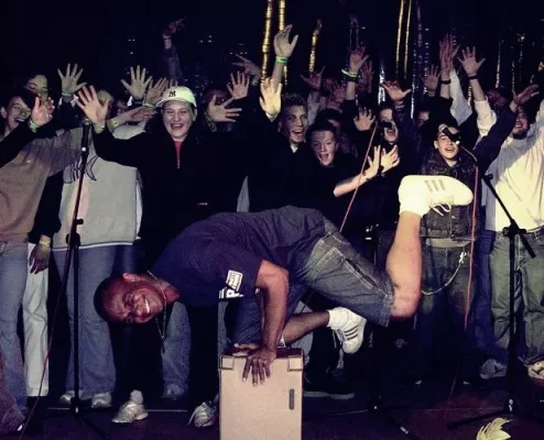 Bild: 2schneidig mit 3-tägigem HipHop-Projekt an Haupt- und Realschule im Großraum Bremen