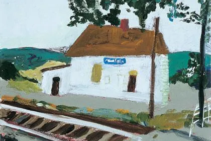 Bild: Ausstellung Sonja Blattner - „Idylle und Verstörung“- Häuserserien und Objekte