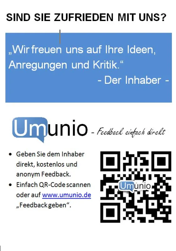 Umunio - Feedback einfach direkt