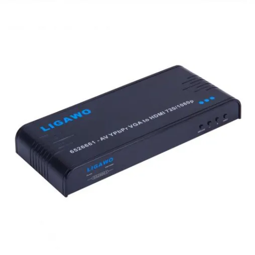 Der Ligawo 6526661 HDMI-Konverter haucht alten analogen Geräten neues Leben ein Bild: Der Ligawo 6526661 HDMI-Konverter haucht alten analogen Geräten neues Leben ein