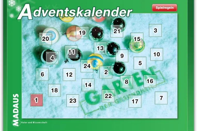 Bild: Mit MADAUS Gesundheit gewinnen: Der Adventskalender 2006
