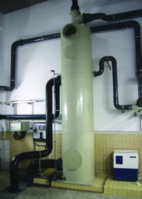 Bild: delta-pH von Dr. A. Kuntze steuert Entsäuerungsanlage im Wasserwerk Hofheim