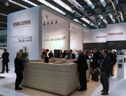 Bild: Das Frühjahrsgeschäft läuft: Stiebel Eltron mit 900m² auf SHK, L+B und IFH