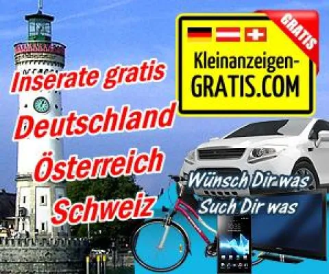 Bild: Kleinanzeigen-Gratis.com Das kostenlose Anzeigenportal mit der Kraft der drei Länder DE, AT, CH