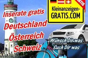Bild: Kleinanzeigen-Gratis.com Das kostenlose Anzeigenportal mit der Kraft der drei Länder DE, AT, CH