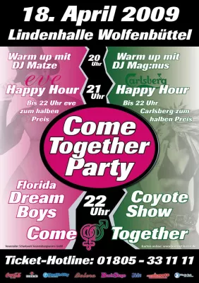 Bild: Come Together Party am 18. April 2009 in Wolfenbüttel