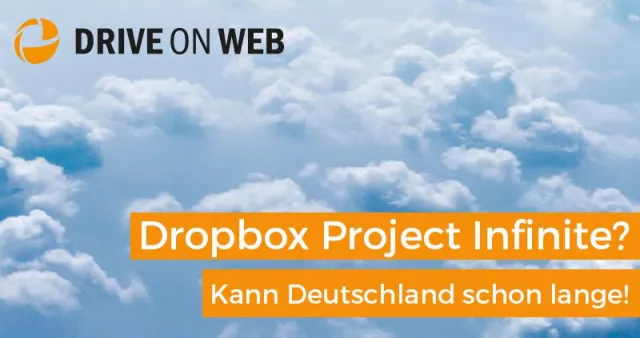 Bild: Dropbox „Project Infinite“ in Deutschland schon seit Jahren verfügbar
