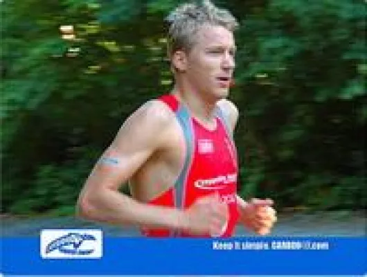 Bild: Carboo4U Athlet Nils Frommhold wird Deutscher Meister U23 beim Hexal Alpen-Triathlon Schliersee - Spitzingsee