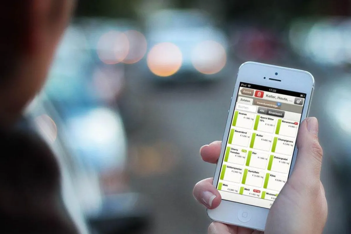 gastronovi Warenwitschaft per Smartphone
