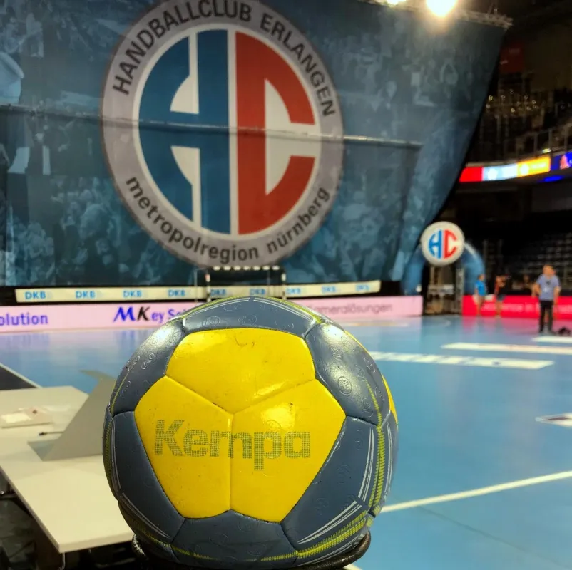 (#Jocki_Foto,Erlangen) - Handball: HC Erlangen startet nach fast sieben Monaten Zwangspause
