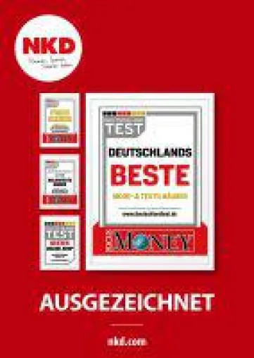 Ausgezeichnet: NKD erhält Siegel "Deutschlands Beste" Bild: Ausgezeichnet: NKD erhält Siegel "Deutschlands Beste"