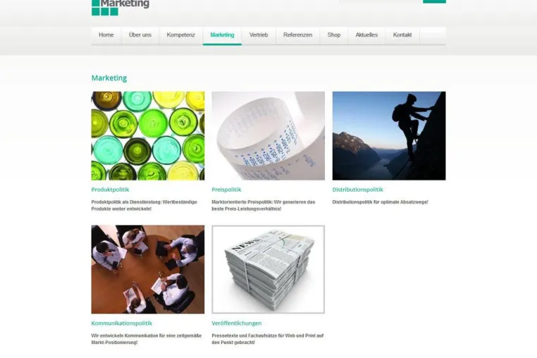 Bild: ProjektMarketing mit neuer Website und Webshop