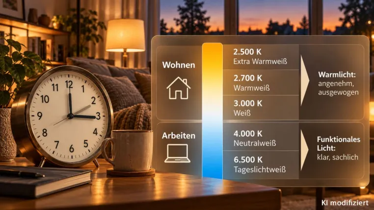 Bild: Zeitumstellung: Mit der passenden Beleuchtung durch die  dunkle Jahreszeit
