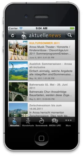 Jetzt auch im Sommer: ADVERMA packt Arosa in die Jackentasche Bild: Jetzt auch im Sommer: ADVERMA packt Arosa in die Jackentasche